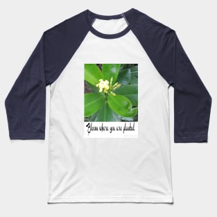 Bloom Where You Are Planted Baseball T-Shirt